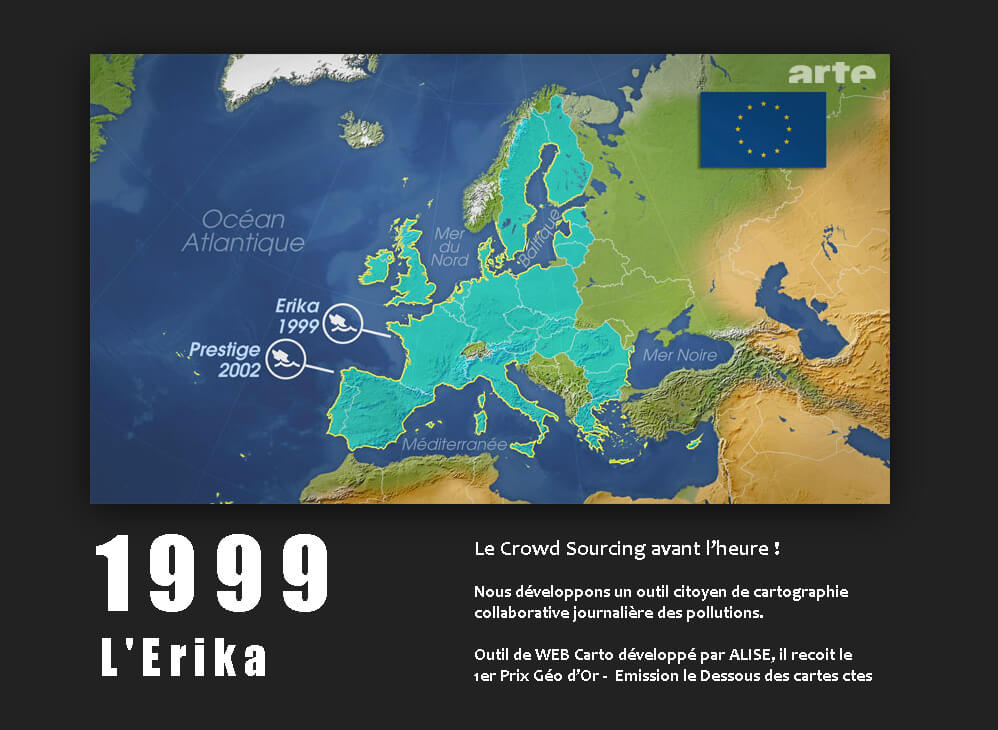 L'Erika 1999 projet Alisé géomatique